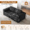 Corduroy Modular Sofa | Cloud-style Sectional 2 Seater Sofa Set Fluffy Memory Foam Cushions 6
