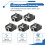 10 Pcs 5 Pin PCB Mount Female 3.5mm Stereo Jack Socket Connector 3