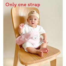 (Pink Bunny)Baby Portable Chair Belt With Safety Strap For Child Seat Stability Convenience