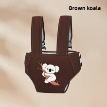 (Upgraded Brown Koala)Ceinture de Chaise Portable Bébé avec Sangle de Sécurité pour Siège Enfant Stabilité Pratique