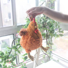 Chicken Shape Adorable Pen Holder With Plush Material For Teens Children And