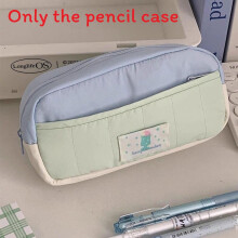 (Green) Pen Trendy Coloring Organizer With Large Storage For Girls Use And Students