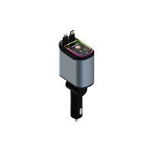 Charger Car With Rgb Flow Light And Telescopic Cable Charging For Convenient