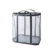 (Gray, 40x26x40cm) Laundry Nylon Lightweight Organizer With Foldable And Mesh Clothes For Design