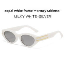 (Style D)Lunettes de soleil élégantes pour femmes monture PC œil de chat protection UV pour voyage d'été