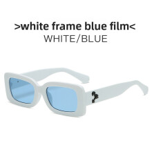 (White Frame)Character Pc Sunglasses With Uv400 Shield For Casual And Activities Outdoor