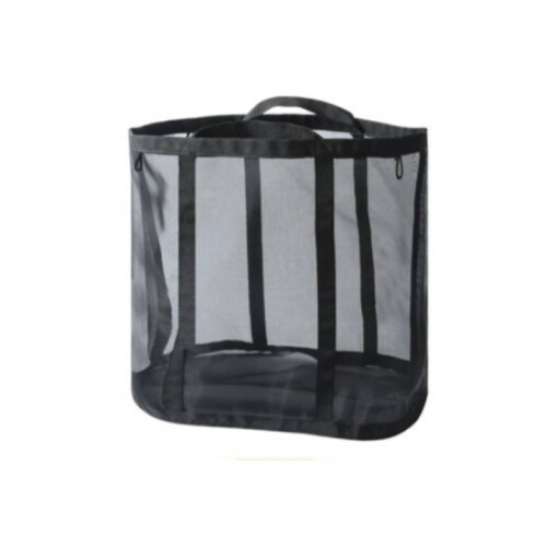 (Black, 35x25x37cm) Laundry Nylon Lightweight Organizer With Foldable And Mesh Clothes For Design