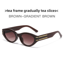 (Style E)Óculos de sol feminino elegante armação olho de gato proteção UV para viagens de verão