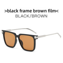 (Style 3)Minimalist Blackframe Sunglasses With Sun Protection For Daily Use Outings And