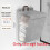 (Gray) Foldable Wallmounted Modern Laundry Basket With Handles For Bathroom Bedroom Use 1