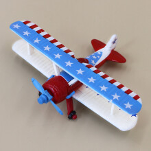 (StarSpangledPlane)Collectors Edition Alloy Airplane Toys For Kids With Scene Simulation And Inertial Movement