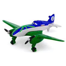(Number11GreenBull)Collectors Edition Alloy Airplane Toys For Kids With Scene Simulation And Inertial Movement