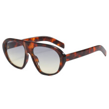 (Tortoise Blue Yellow)Stylish Oversized Sun Glasses For Outdoor Sports And Urban Fashion Street