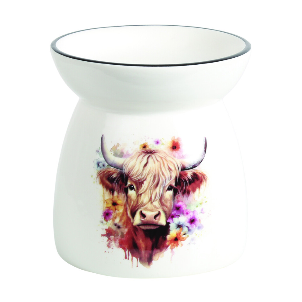 Aroma Tealight Wax Melter - Highland Cow