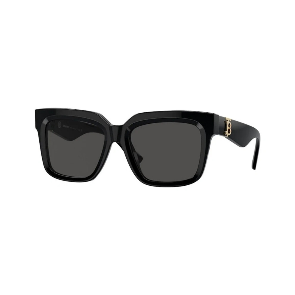 Burberry Women's Black Square Dark Grey Be4419 Sunglasses - Image 2