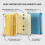(English 2)In Case I Go Missing Binder Pvc Document Organizer With Closure For Use Office 6