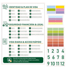 (Spain 2)En caso de que me falte carpeta organizador de documentos de PVC con cierre para uso de oficina