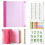 (Pink)In Case I Go Missing Binder Pvc Document Organizer With Closure For Use Office 4