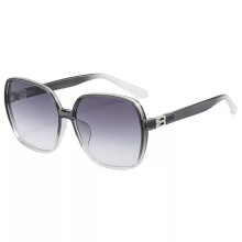 (Gray)Modern Vintage Oversized Square Frame Sunglasses With Pc Lenses For Travel Wear Party