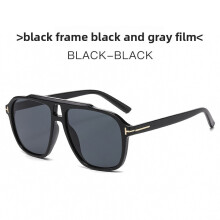 (Black Gray)Classic Style Sunglasses With Uv400 For Cycling And Summer Outings Fashion