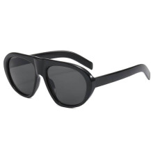 (Black)Stylish Oversized Sun Glasses For Outdoor Sports And Urban Street Fashion