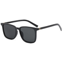 (Black)Modern Square Glasses For Men Women With Uv400 Protection Pc Summer Material