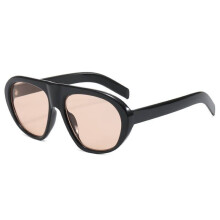 (Black Champagne)Stylish Oversized Sun Glasses For Outdoor Sports And Urban Fashion Street