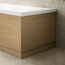 700mm End Bath Panel 15mm MDF for Bathroom Baths Plinth Easy to Cut Traditional Oak