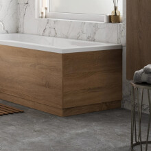 700mm End Bath Panel 18mm LDF for Bathroom Baths Modern Oak