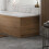 700mm End Bath Panel 18mm LDF for Bathroom Baths Modern Oak 1