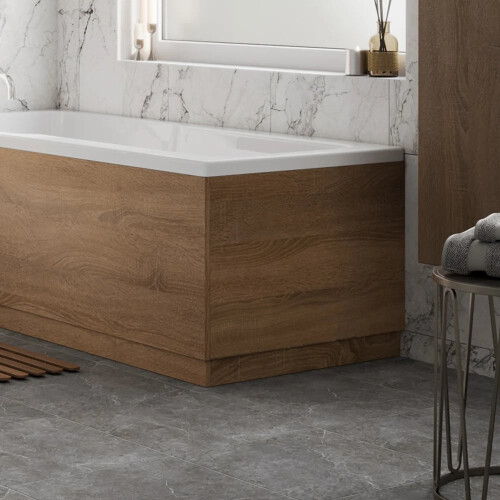 700mm End Bath Panel 18mm LDF for Bathroom Baths Modern Oak
