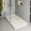 800 x 760mm White Bathroom Non Slip Shower Tray for Enclosures with Brass Waste Rectangular 1