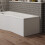 700mm End Bath Panel 3mm Acrylic for Bathroom P Shaped Baths Easy to Cut Modern White Gloss 1