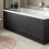 1700mm Front Side Bath Panel 15mm MDF for Bathroom Baths Traditional Black Gloss 1