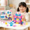 (40pcs)Castle Jelly Construction Toy With Soft Silicone For Interaction Parentchild 8