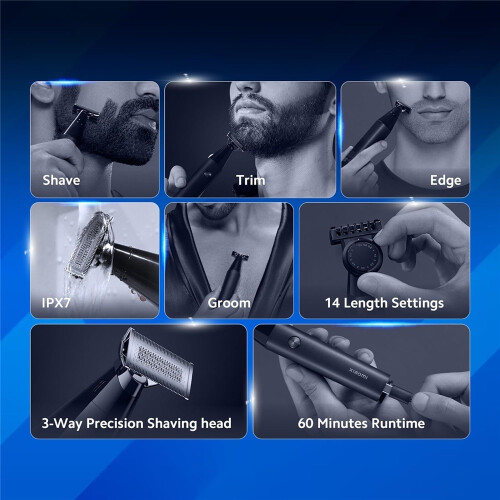 Xiaomi (Black) Xiaomi Uniblade Trimmer with 3-Way Blade for Trimming 1