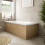 1700mm Front Side Bath Panel & 700mm End Panels 15mm MDF for Bathroom Baths Traditional Oak 1