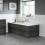 1800mm Front Side Bath Panel & 800mm End Panels 16mm MFC for Bathroom Baths Modern Charcoal Grey 2