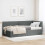 VidaXL vidaXL Eckbettgestell mit Matratze 2 stk. Dunkelgrau 90 x 190 cm Samt 1