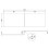1700mm Front Side Bath Panel & 680mm End Panels 18mm MDF for L Shaped Baths Modern White Gloss 5