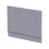 700mm End Bath Panel 15mm MDF for Bathroom Baths Plinth Easy to Cut Traditional Grey Gloss 3