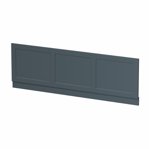1700mm Front Side Bath Panel 18mm MDF for Bathroom Baths Traditional Matt Blue 1