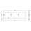 1700mm Front Side Bath Panel 18mm MDF for Bathroom Baths Traditional Matt Blue 3