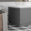 1700mm Front Side Bath Panel & 700mm End Panels 18mm MDF Bathroom Baths Traditional Matt Dark Grey 3