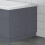 700mm End Bath Panel 18mm MDF for Bathroom Baths Modern Grey Gloss 2