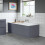 700mm End Bath Panel 18mm MDF for Bathroom Baths Modern Grey Gloss 3
