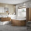 700mm End Bath Panel 18mm LDF for Bathroom Baths Modern Oak 2