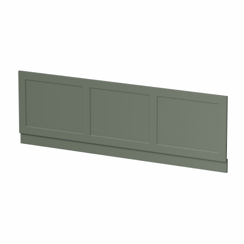 1700mm Front Side Bath Panel 18mm MDF for Bathroom Baths Traditional Matt Green 1