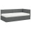 VidaXL vidaXL Eckbettgestell mit Matratze 2 stk. Dunkelgrau 90 x 190 cm Samt 4