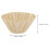 50er Pack Kaffeefilter Kuchenform ungebleicht 11
